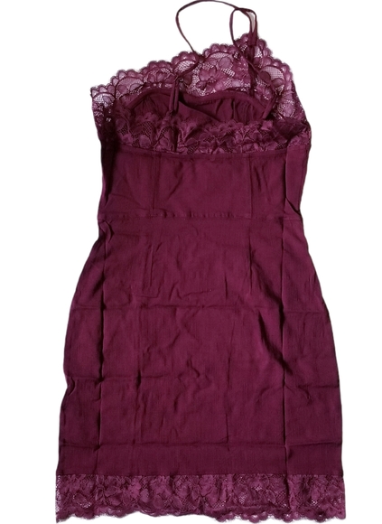 Free People Premonition Maroon Bodycon Dress - Picture 5 of 8